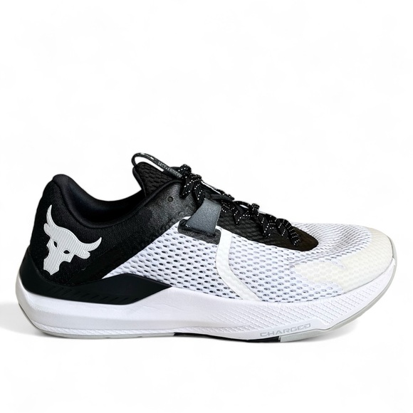 Under Armour Project Rock BSR 2 Training Crossfit Shoes White Black Mens US 11.5 - Picture 10 of 13